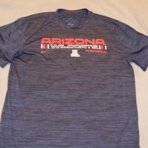 Navy Nike Arizona Wildcats Football T-shirt (Lg)